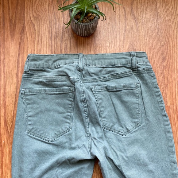 Refuge Charlotte Russe Army Green Jeans Size 4 - Picture 4 of 7